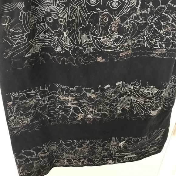 Volcom mens black novelty print tank top - Picture 8 of 9